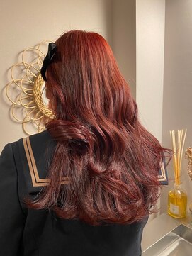 チャプター 問屋町(chapter) 韓国ヘアレッドオレンジ髪質改善トリートメントケアブリーチ