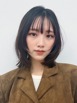 ホフ 大阪心斎橋店(F.O.F) ブリーチグレージュベージュショートボブショートレイヤー学割
