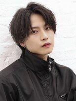 エイド 本店(aid)&nbsp;束感コンマバングセンターパート黒髪ミニウルフ
