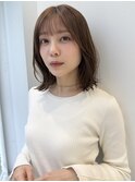 髪質改善カラーの丸みショートボブ*