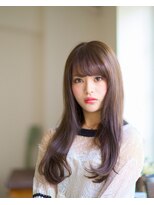 スティルヘア(still hair) 【艶感★韓国前髪】韓国風20代30代大人可愛いナチュラルロング