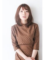 オーバルヘアー(OVAL hair)&nbsp;【鎖骨ミディアム×ナチュラル】okumura004/艶カラー