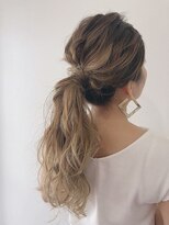 ヘアーサロン シム(hair salon Cime) こなれ感ポニーテール【Cime】