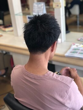 ヘアークリアー 春日部 メンズ/大人の襟足スッキリ刈り上げショート/ビジネススタイル