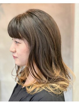 テトヘアー(teto hair) medium［インナーブリーチインナーカラーデザインカラー］