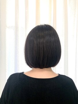 クオリス 上福岡店(QUALIS) ボブ/ミディアム/ダークカラー/艶カラー/30代40代50代/白髪染め