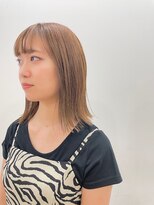 エンドリンク(endlink) 切りっぱなしロブ×ライトベージュ