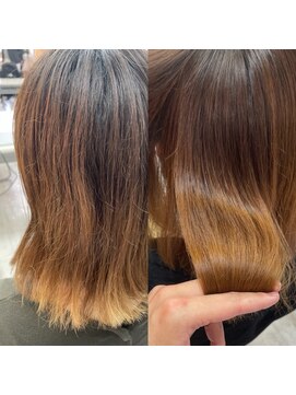 ライズ バイ レボ(RISE by REVO) 似合わせカット/アースカラー/デザインカラー/くびれヘア/我孫子