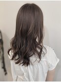 20代30代大人かわいいモカベージュナチュラルヘアー美肌