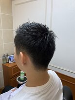 ワイズバーバー ギンザ  神田御茶ノ水店(Y's BarBer GINZA)&nbsp;メンズカット×フェード×爽やかアップバング<理容室>