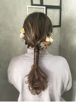 フェリーチェ(Felice)&nbsp;編みおろし ローポニー 成人式ヘア 卒業式ヘア タイト