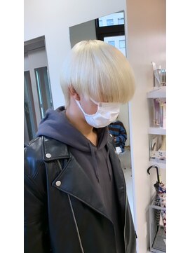 ペレ 栄店(PELE) ショコラアッシュ/ヘルシースタイル/ふんわりカール/栄/名駅