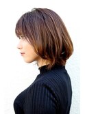 似合わせカット/アースカラー/くびれヘア/地毛風カラー[中山駅]