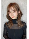 10代20代30代40代50代 前髪 ウルフヘアー くびれレイヤー 藤