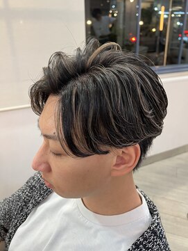 グラマシー アレックス(Gramercy alex) メンズ白髪ぼかしハイライト