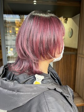 カフェアンドヘアサロン リバーブ(cafe&hair salon re:verb) カシス系カラー人気です☆