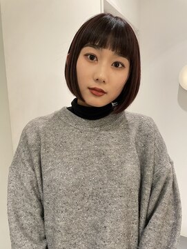 ベチカ(vetica) こっくりとしたブラウンミニボブ