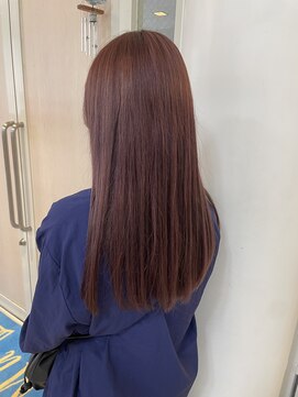 エミュ 天文館店(eMu) ブリーチありピンクブラウン♪