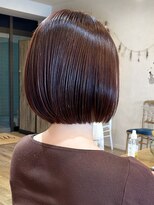 レガロヘアーデザイン(Regalo hair design)&nbsp;Regalo☆miniボブ×縮毛矯正×ピンクブラウン