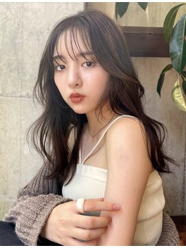 サイン 渋谷(SIGN) ザクザクレイヤーカット巻き方簡単ミディアムロング韓国渋谷