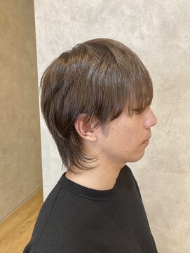 ジールサロン つくば本店 マッシュウルフ×アッシュカラー/10代20代30代