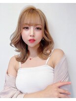 プアメリア 名古屋(Puamelia)&nbsp;くびれヘア/ブリーチ/ベージュ/レイヤーカット/髪質改善