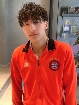 メンズサロン ブロック(Men's Salon bloc) ツイストスパイラルパーマ 強めパーマ ツーブロック 束感