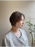 くびれショート×ココアブラウン