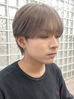 サンクプロジェクト(cinq PROJECT) メンズミルクティーベージュコンマヘアアッシュグレージュカラー