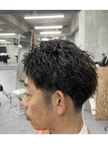 リベルテ 上板橋(liberte) オールバック風ツイストスパイラルパーマ