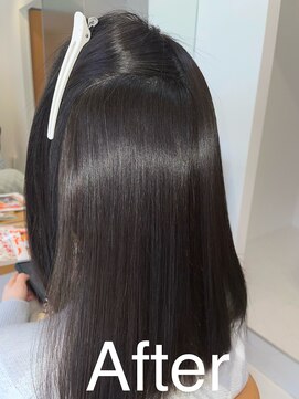 スリーク(SLEEK) SLEEK式髪質改善【縮毛矯正】　アフター内側