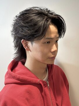 シェール(CHER) センターパートウルフ フェザーショート フェザーパーマ