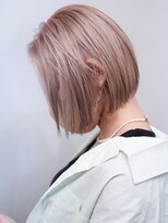 【SHARON】モードボブ×ハイトーンカラー