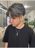波巻きツイストスパイラルパーマ/フェザーパーマ/眉毛/メンズ