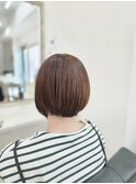 首元スッキリショートボブ