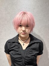 ノブレス(NOBLESSE) ペールピンク×レイヤーショート