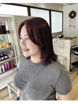 フレイムス ヘアアンドリラックス 南越谷店(Frames hair&relax)&nbsp;外ハネミディアム＊