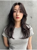 透明感グレージュ×似合わせレイヤーカット