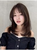クールショート/ピンクベージュ/カーテンバング/顔周り☆308