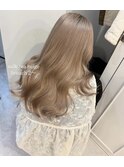 10代20代/ミルクティーベージュ/ハイトーン/髪質改善/ブリーチ