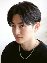 ソウル 福山駅前店(SOUL.)&nbsp;センターパート マッシュ 眉カット フェザーパーマ ツーブロック