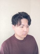 オドックスハナイ(oddx hanai)&nbsp;刈り上げツーブロック×ニュアンスパーマ