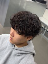 プルーブトウキョウ 渋谷(PROVE TOKYO)&nbsp;爽やか無造作ビジネスツーブロックシャドウパーマ