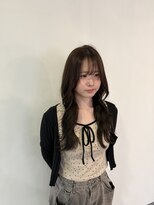 ペグ(Peg)&nbsp;韓国風ハッシュカット◎顔周りレイヤー×暗髪グレージュ