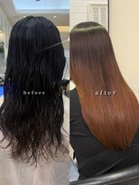 パーマ落としラボ アピッシュ 青山(apish) パーマ落としパーマお直しパーマ戻しストレートヘア髪質改善