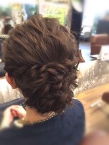 フェリシータ 緑地公園店(felicita) パーティーヘア♪編み込みアップスタイル