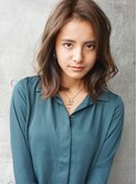 大人かっこいウェーブミディ