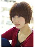 カジュアルショートボブ