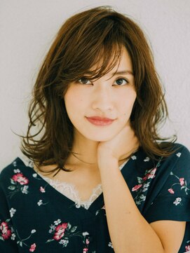 ヘアー アークス 上大岡店(hair ARKS) カジュアルフェミニンなセミディARKS上大岡