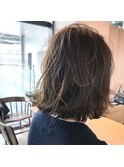 【mighty】切りっぱなしボブ×イルミナカラー